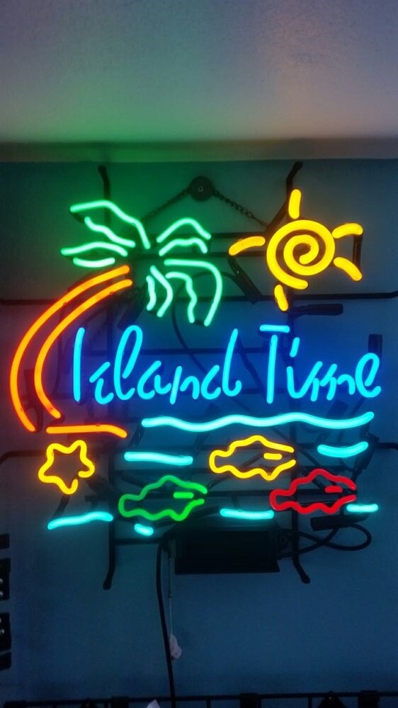 Island Time Palm Tree Sun Fish 20