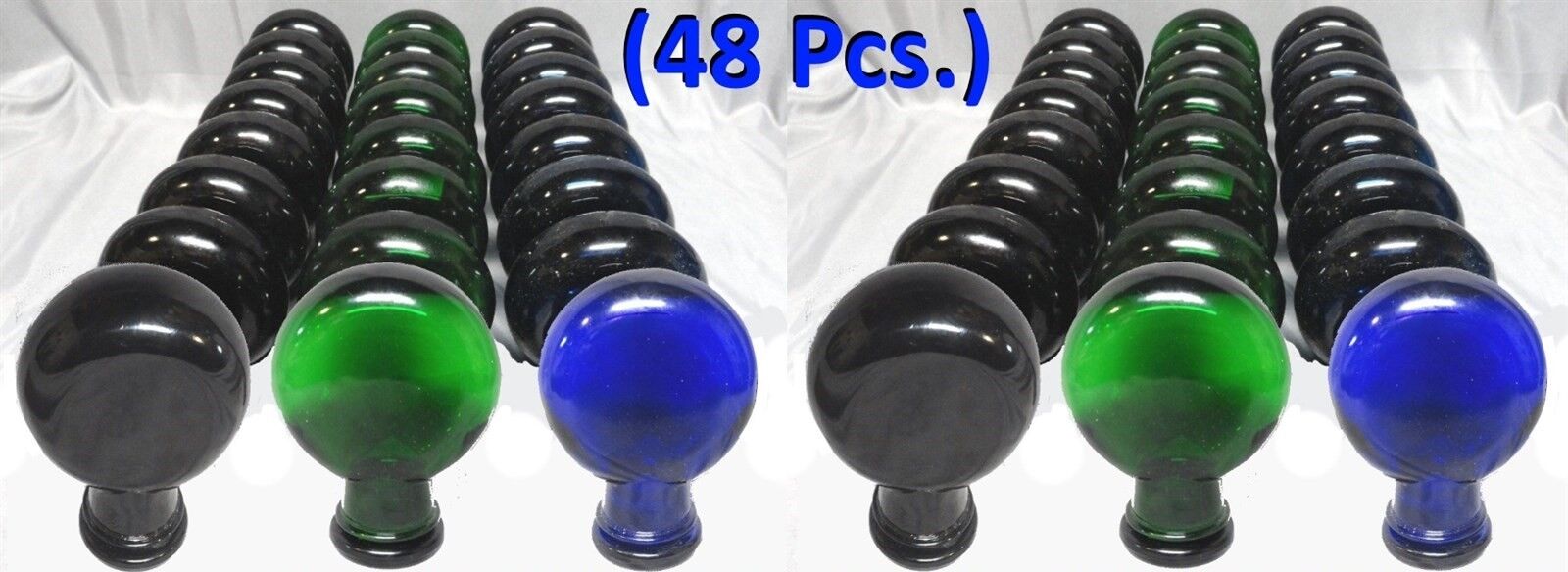 (48 Pcs) GLASS - Wholesale NEW POCKET TOBACCO FLASK w/Ground GLASS on GLASS Seal
