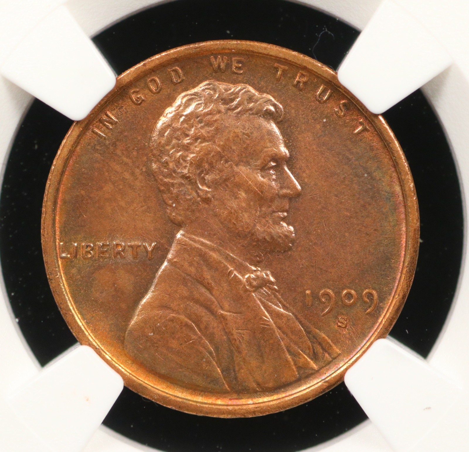 1909-S VDB Lincoln Wheat Cent 1C NGC UNC Details Cleaned Key Date (#SLC00286)