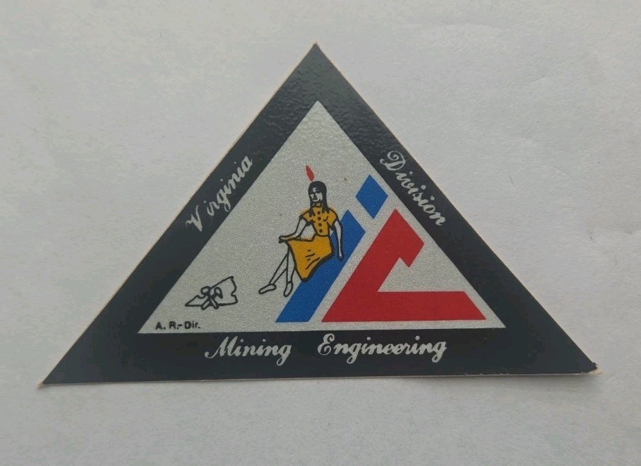 Vintage Virginia Division Island Creek Coal Company Sticker Decal