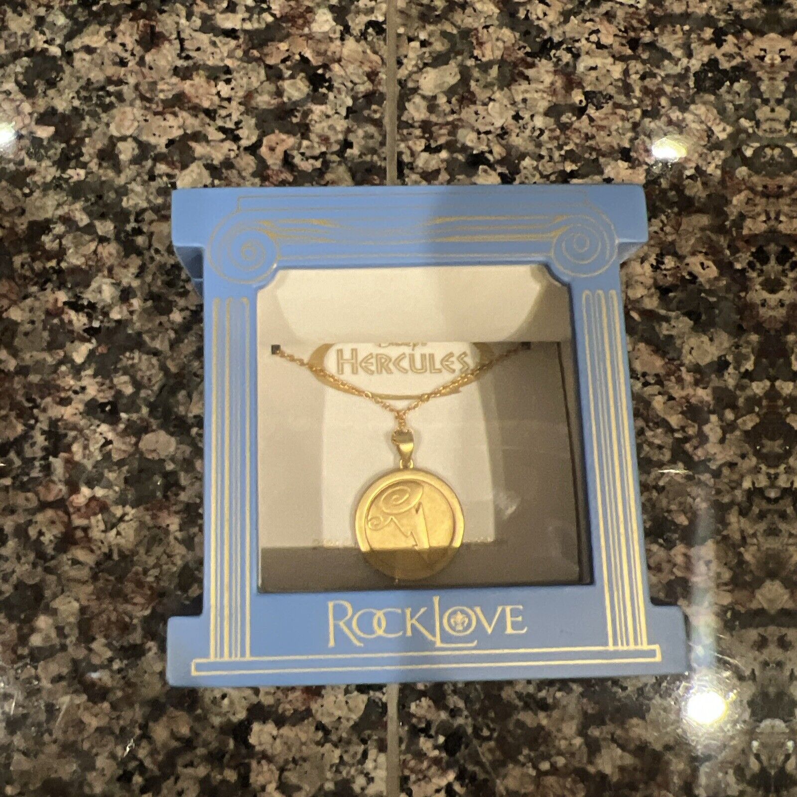 Disney RockLove Hercules Go the Distance Necklace NWT