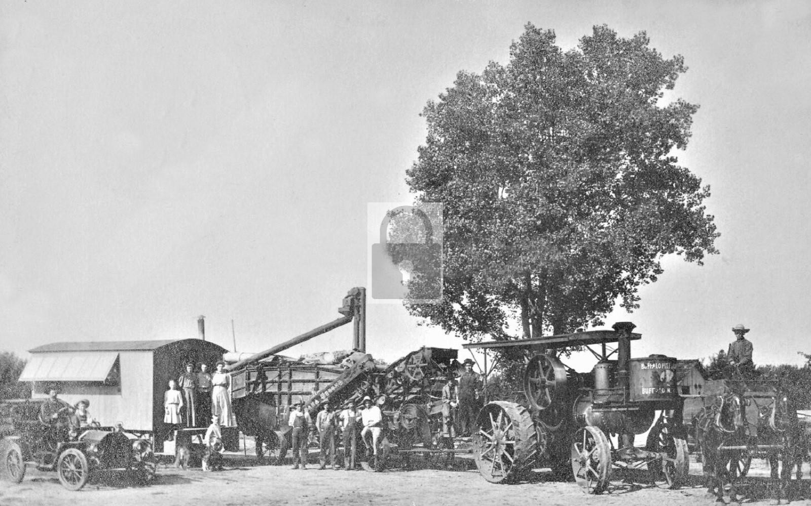 Buffalo Pitts Tractor Farming Sterling Kansas KS - 11x17 Reprint