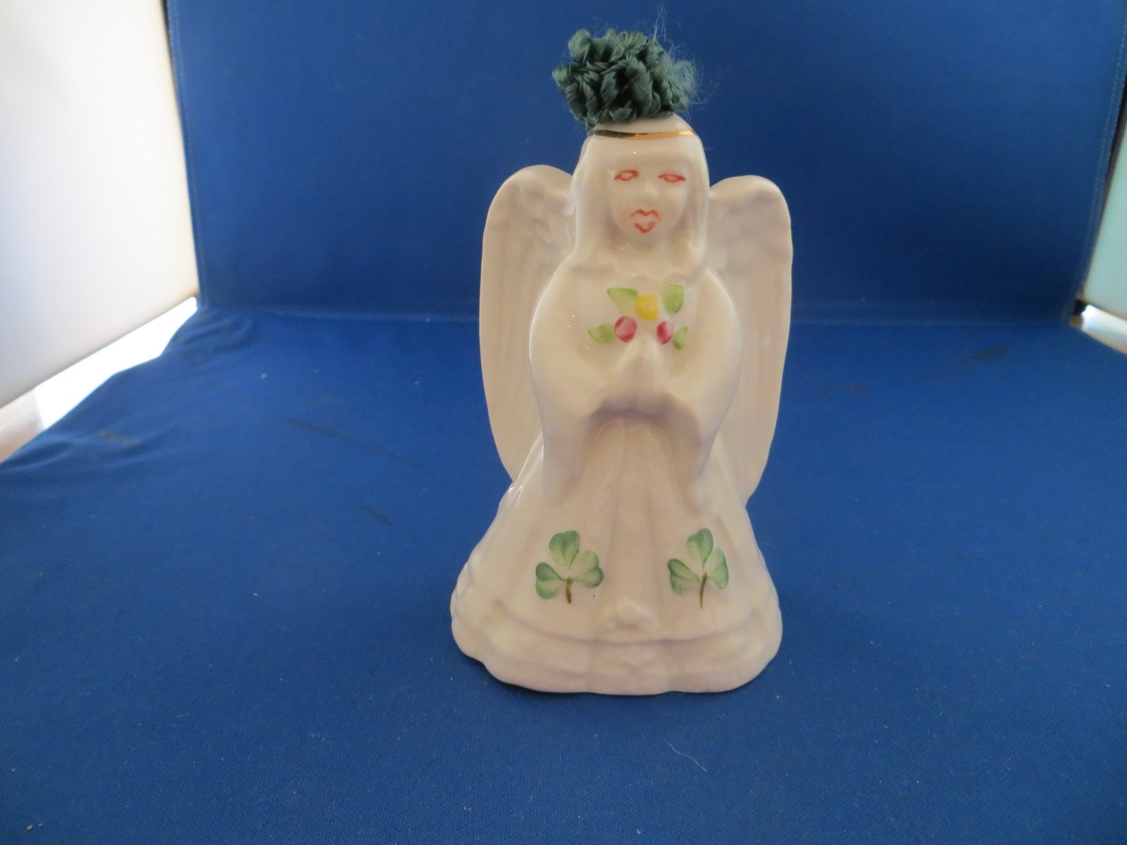 Vintage Belleek  2005 Limited Edition 1157/2000 Angel of Love Bell Ornament