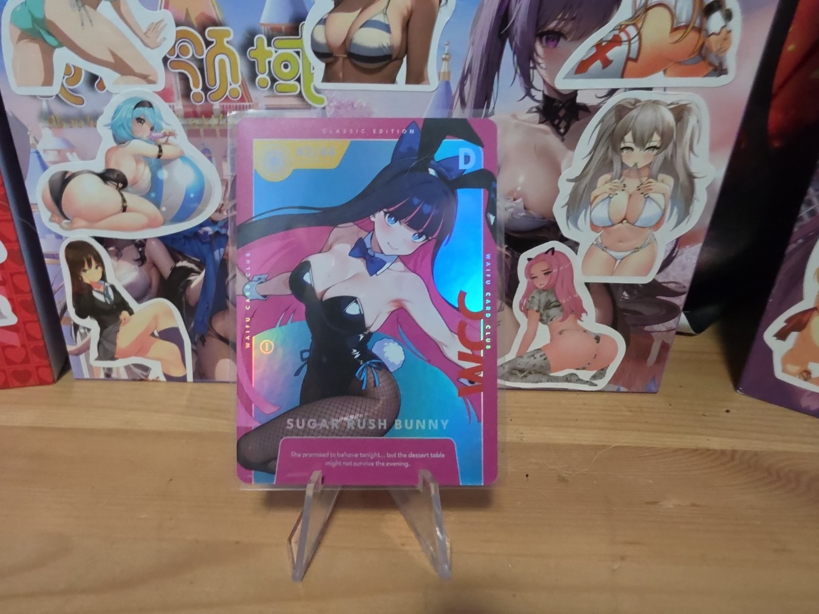 Otaku Box Waifu WCC Bunny Card  New   Never Opened. SEE DESCRIPTION 