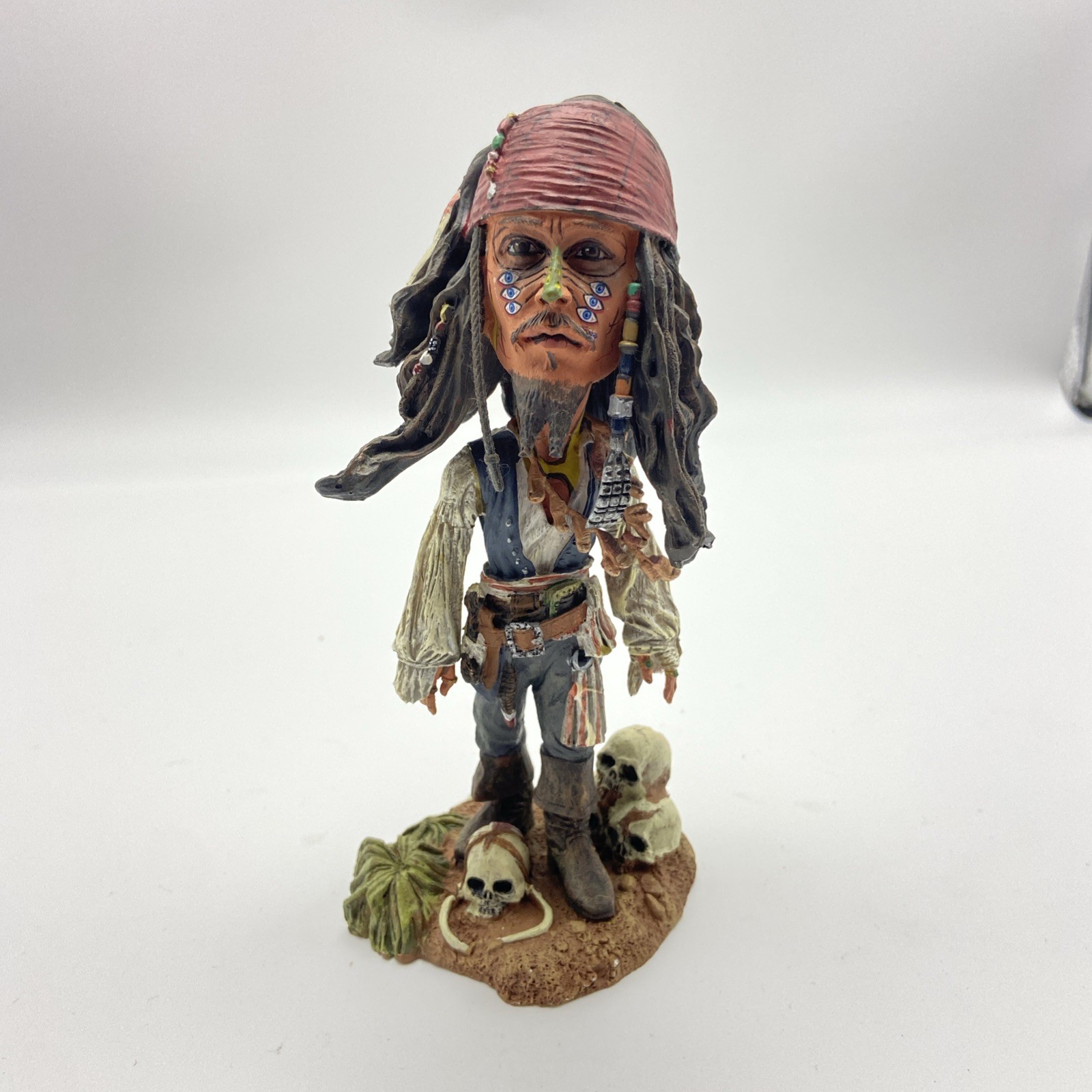 NECA Disney Jack Sparrow Pirates of the Caribbean Bobblehead 6.5\