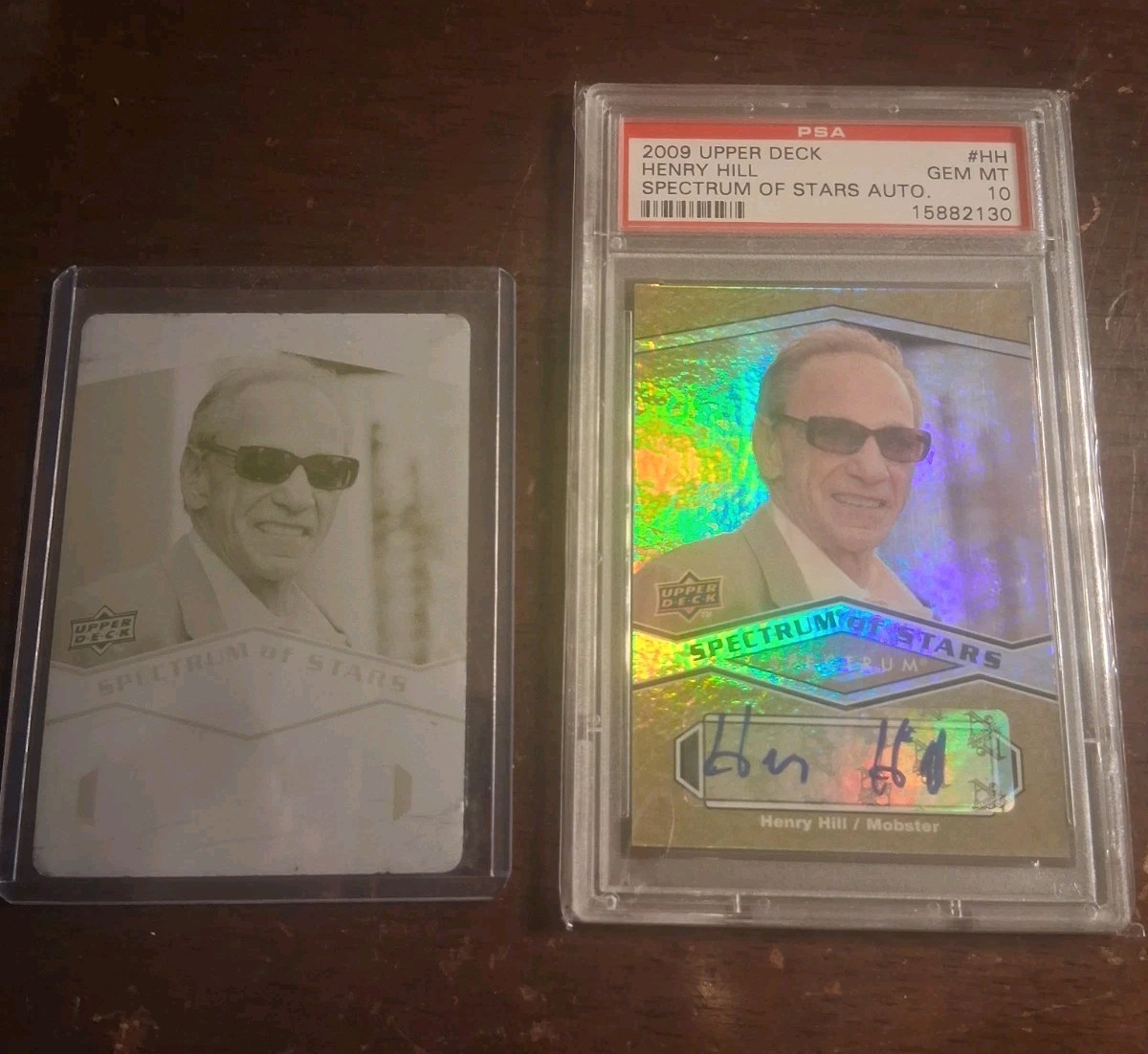PSA 10 2009 UD Spectrum Henry Hill Auto Goodfellas + 1 Of 1 Printing Plate 1/1