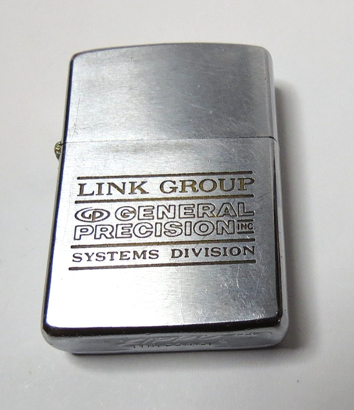 VINTAGE 1966 LINK GROUP GENERAL PRECITION ZIPPO BRADFORD LIGHTER