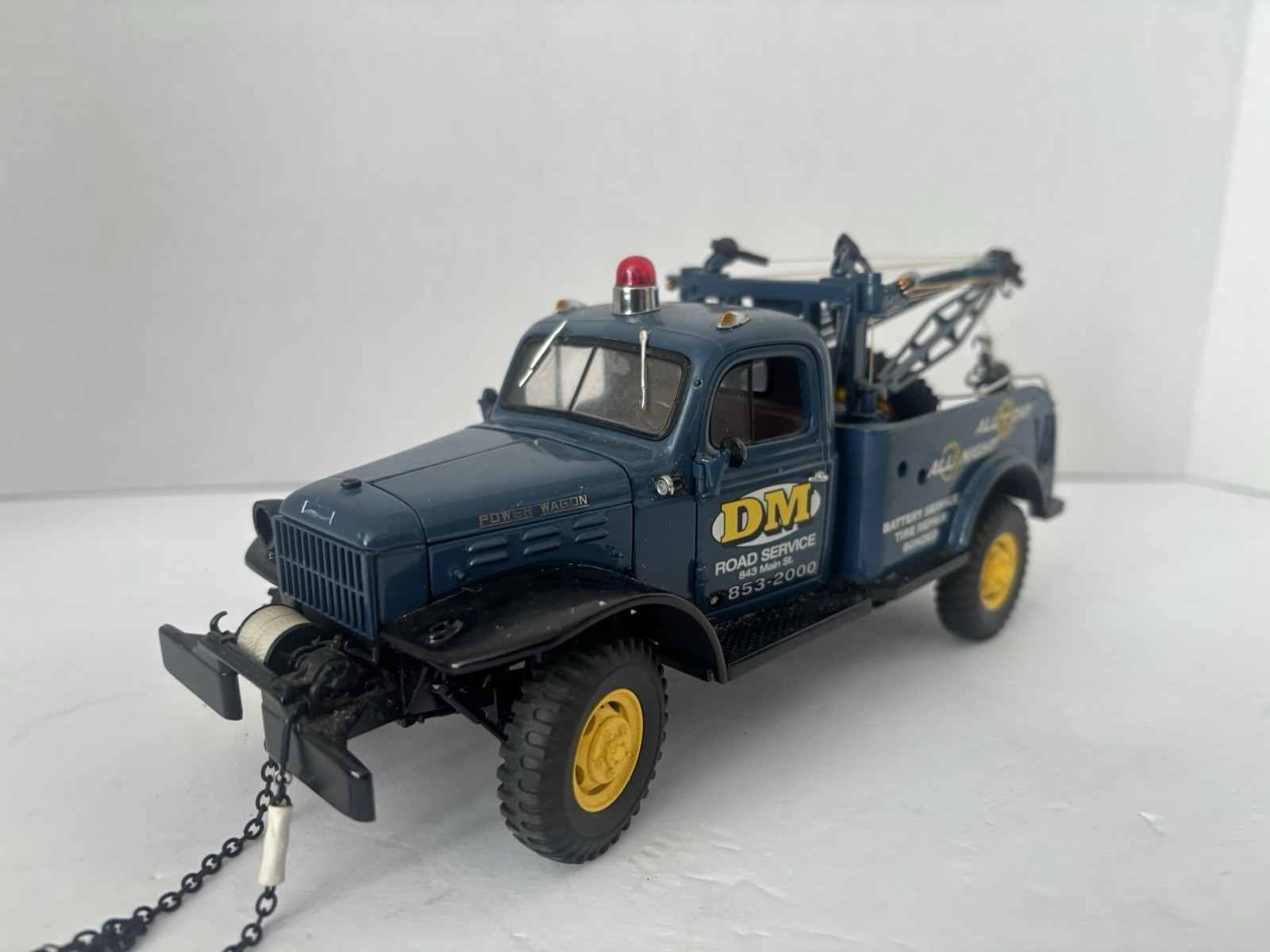 Franklin Mint 1946 Dodge Power Wagon Wrecker Diecast Tow Truck