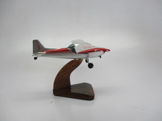 Luscombe T8F Mono Airplane Desktop Mahogany Kiln Dried Wood Model Regular New