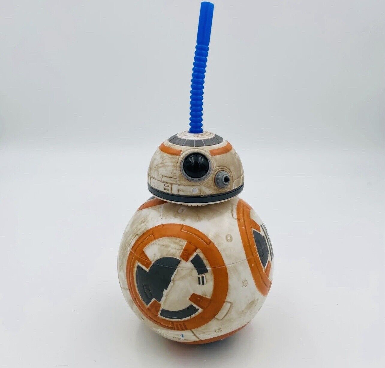 Disney Exclusive BB-8 Drink Sipper Cup Star Wars With Straw New