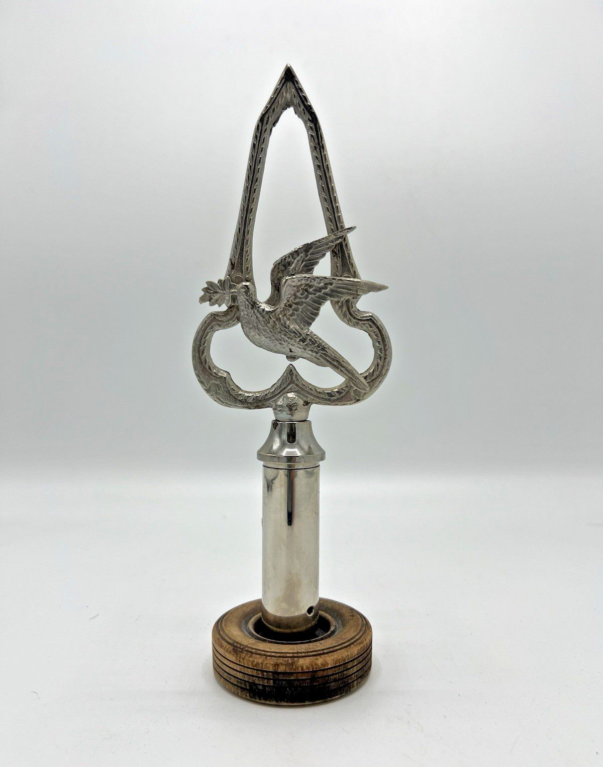 Antique Masonic Freemasons Deacons Dove Pole Topper Fraternal
