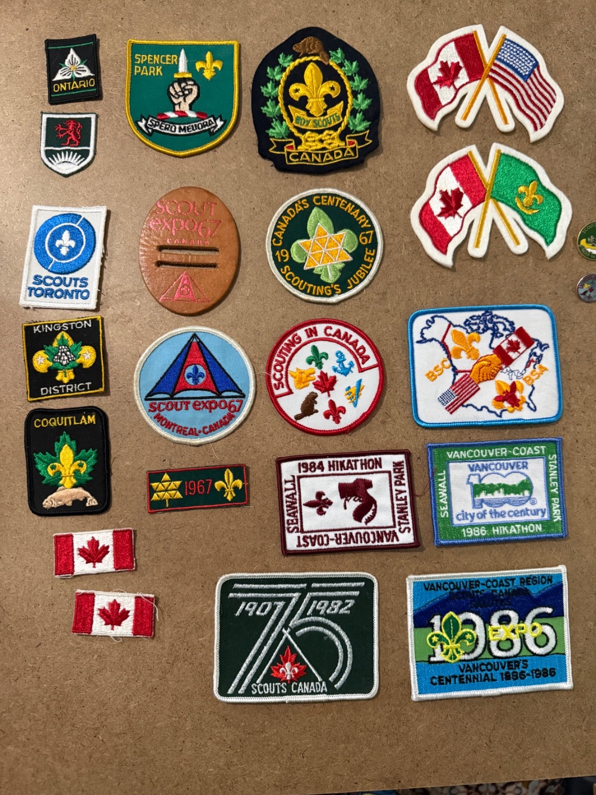 Vtg Boy Scout Patch Lot - Scouts Canada
