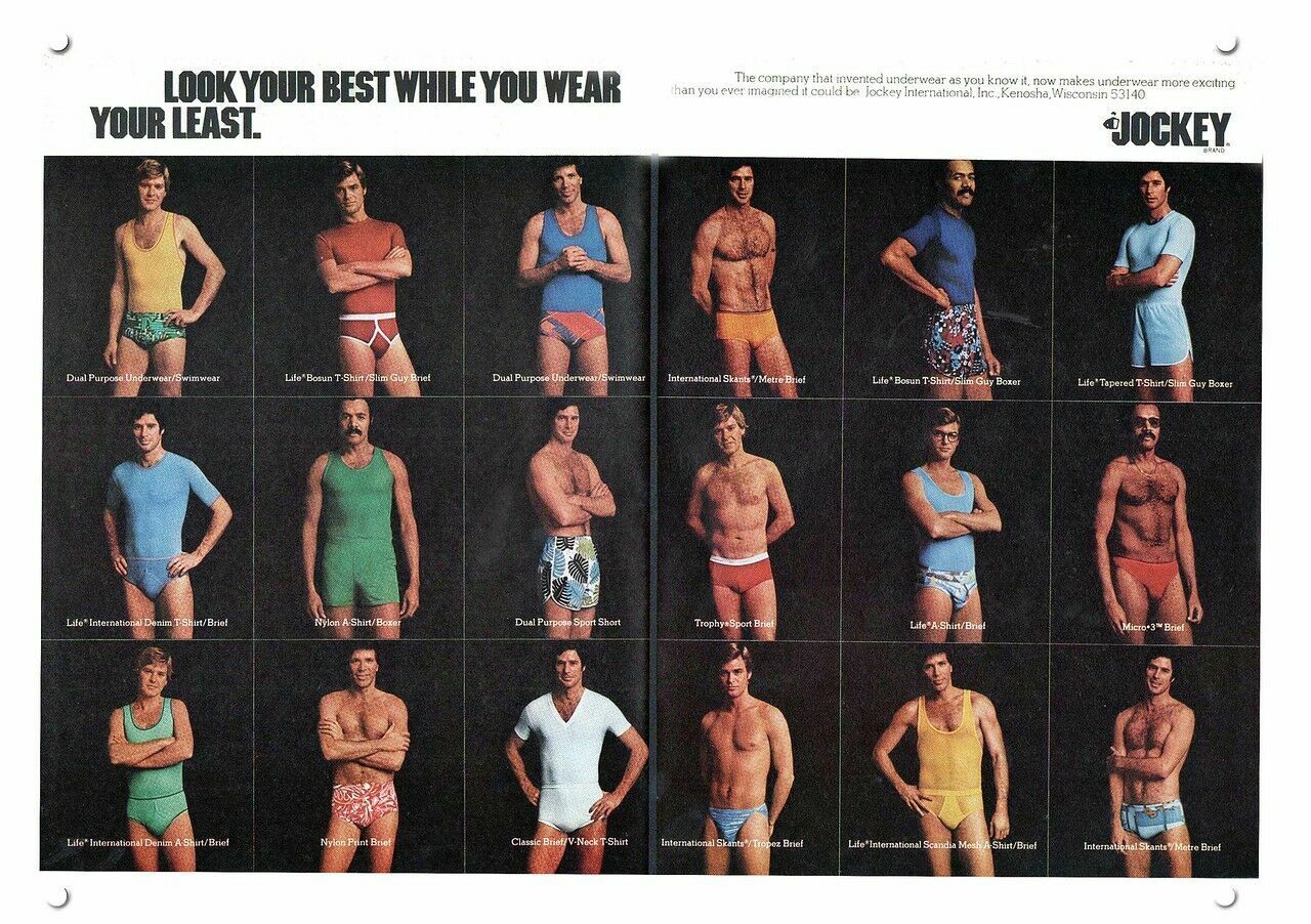 1976 Retro 70\'s Guys Wearing JOCKEY MENS UNDERWEAR DECORATIVE REPLICA METAL SIGN 1976 Retro 70\'s Guys Wearing JOCKEY MENS UNDERWEAR DECORATIVE REPLICA METAL SIGN