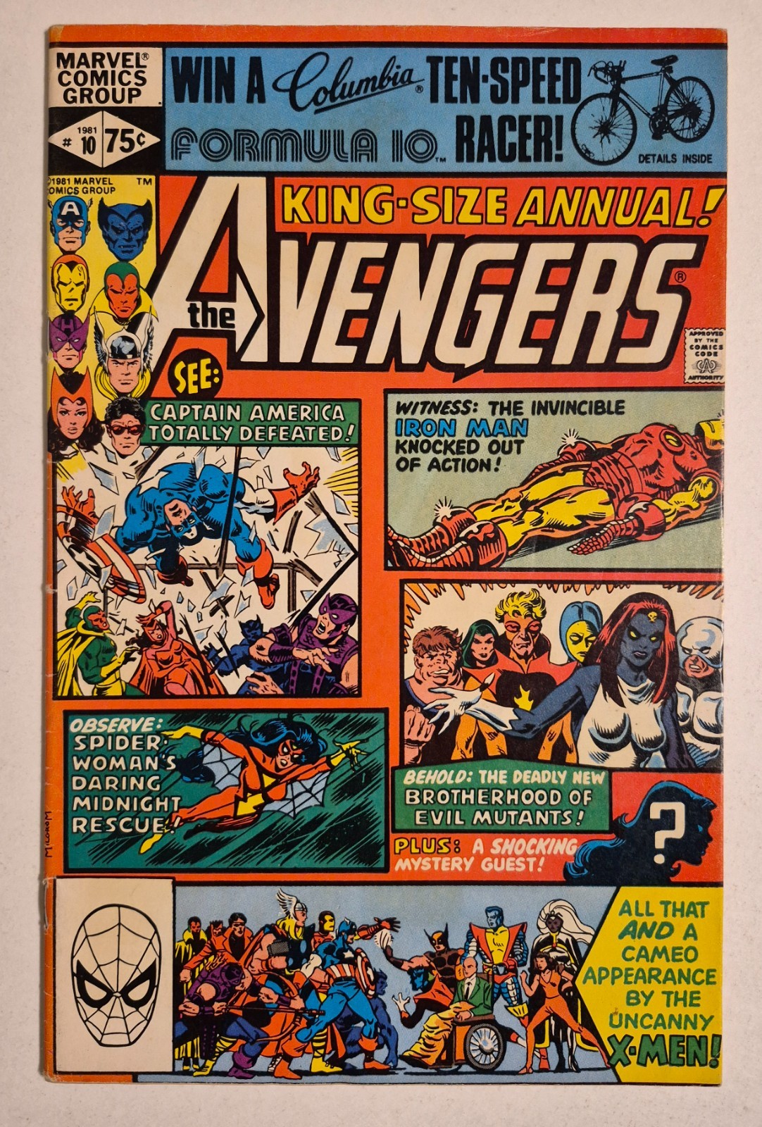 The Avengers Annual #10 (1981, Marvel) VG+ 1st App of Rogue