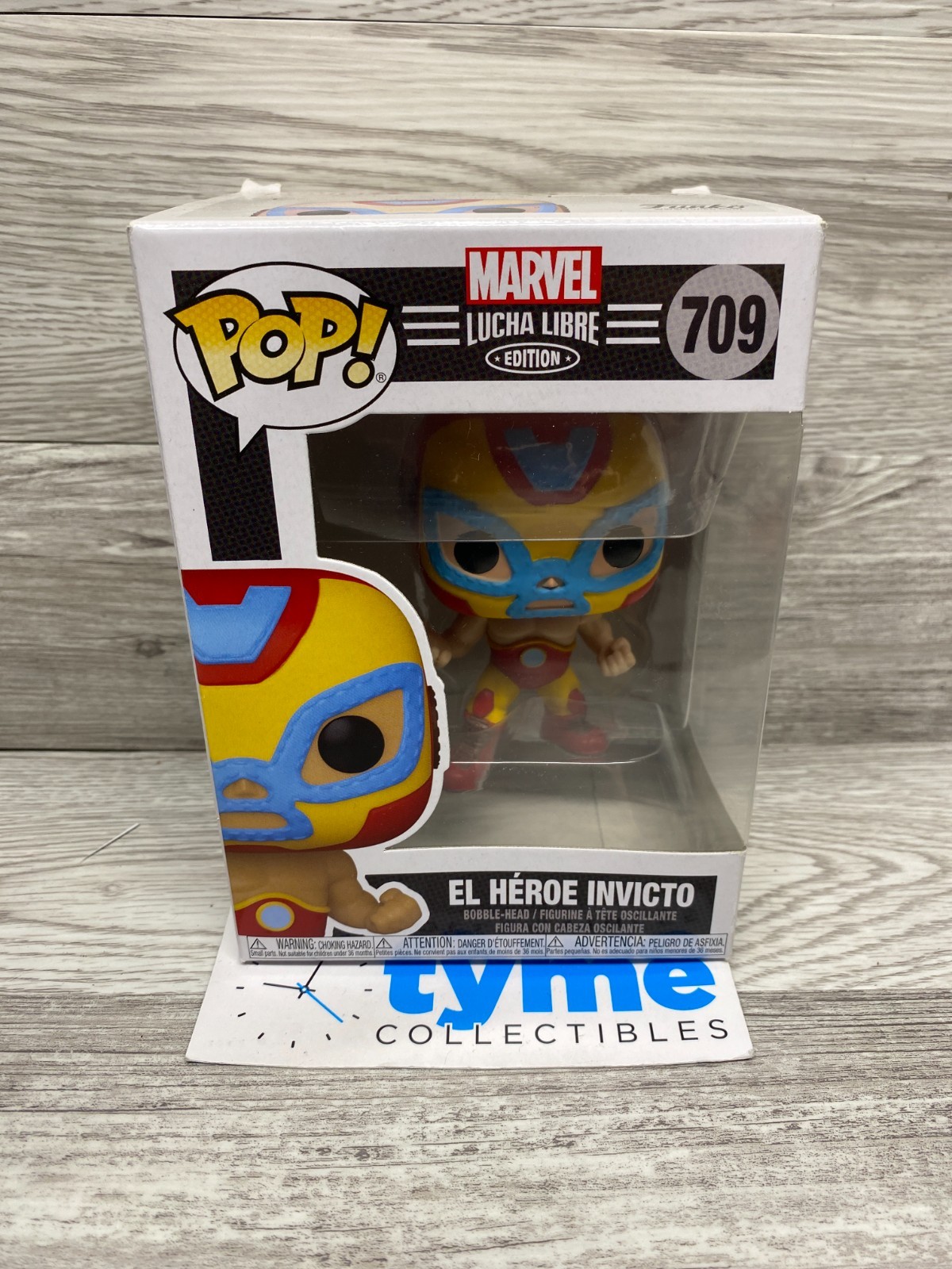 Funko Pop Marvel Lucha Libre Iron Man el heroe invicto 709 