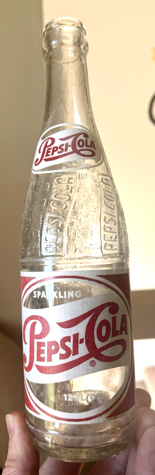 NICE PEPSI-COLA BOTTLE RED & WHITE LABEL HAVANA, IL 1950'S ERA CLEAN L@@K NICE PEPSI-COLA BOTTLE RED & WHITE LABEL HAVANA, IL 1950'S ERA CLEAN L@@K