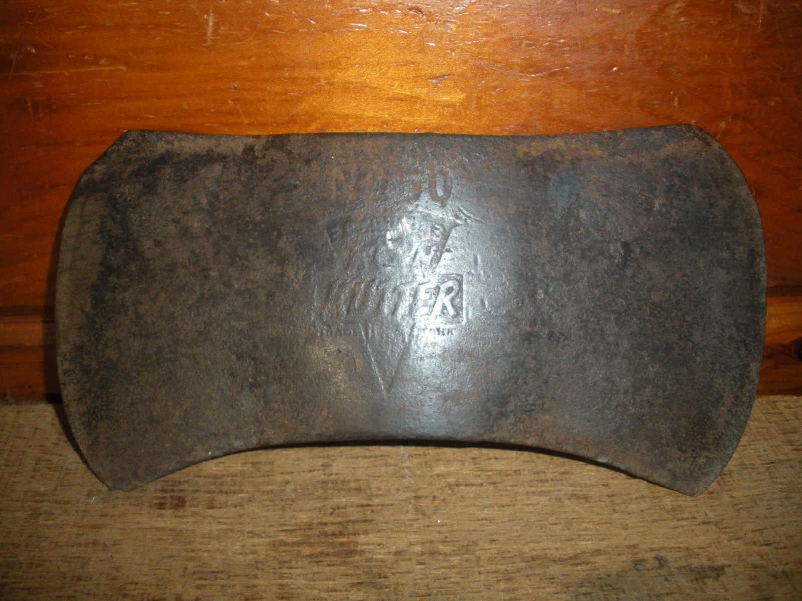 Vintage Embossed KEEN KUTTER No. 50 Double Bit Axe / 3 lb. 15 oz.