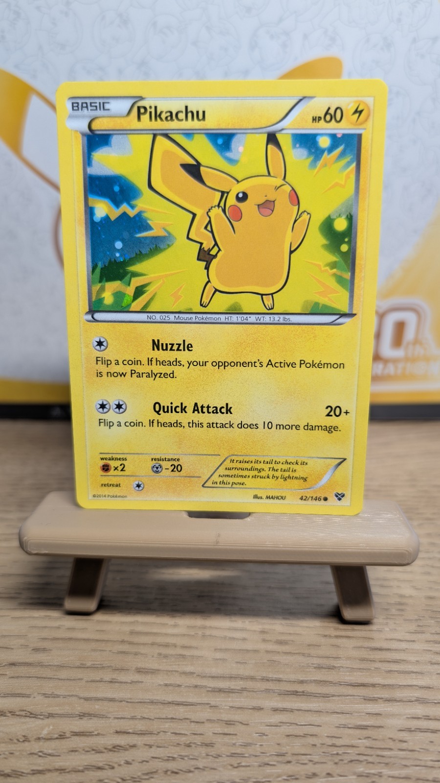 Pikachu 42/146 XY Cosmos Holo Pokémon TCG Card English