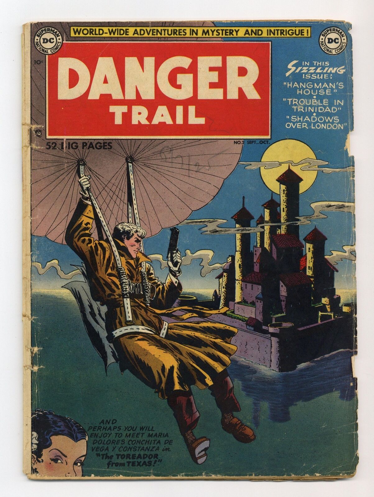 Danger Trail #2 GD/VG 3.0 1950