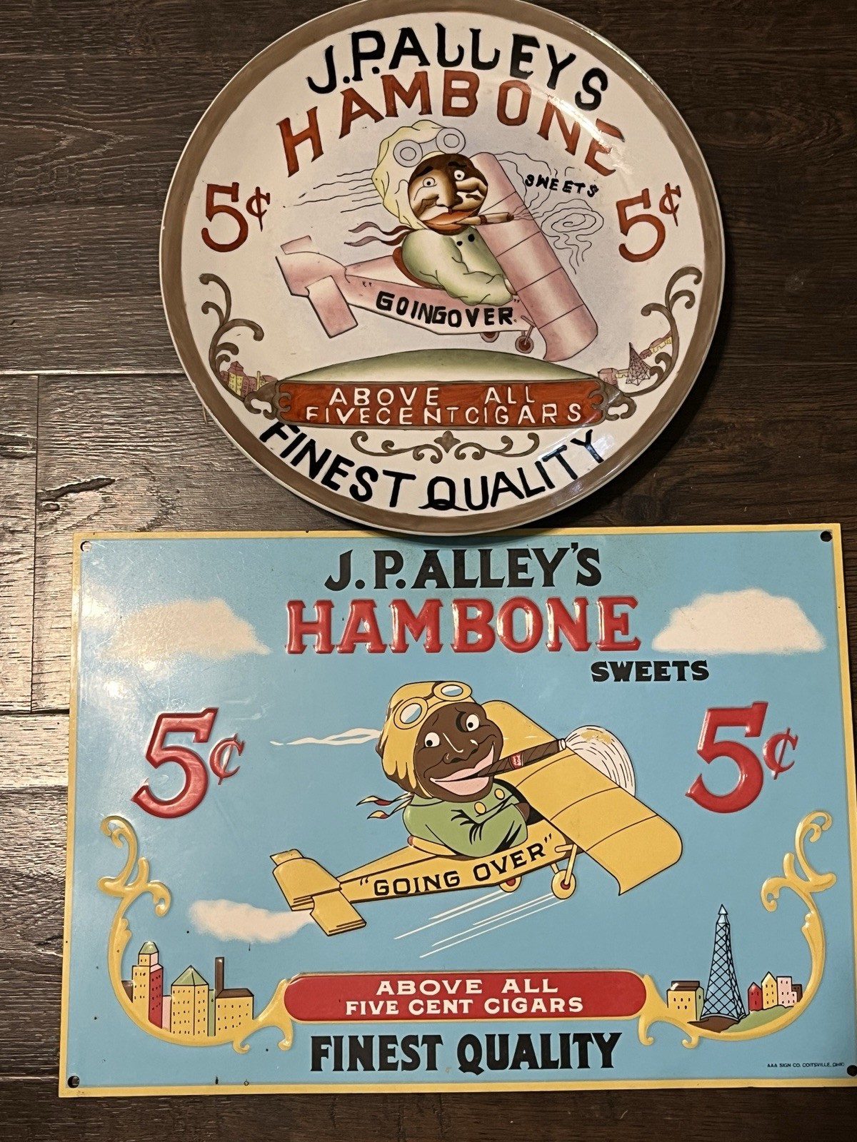 Vintage J.P. Alley\'s Hambone Sweets Cigar Advertising Lot