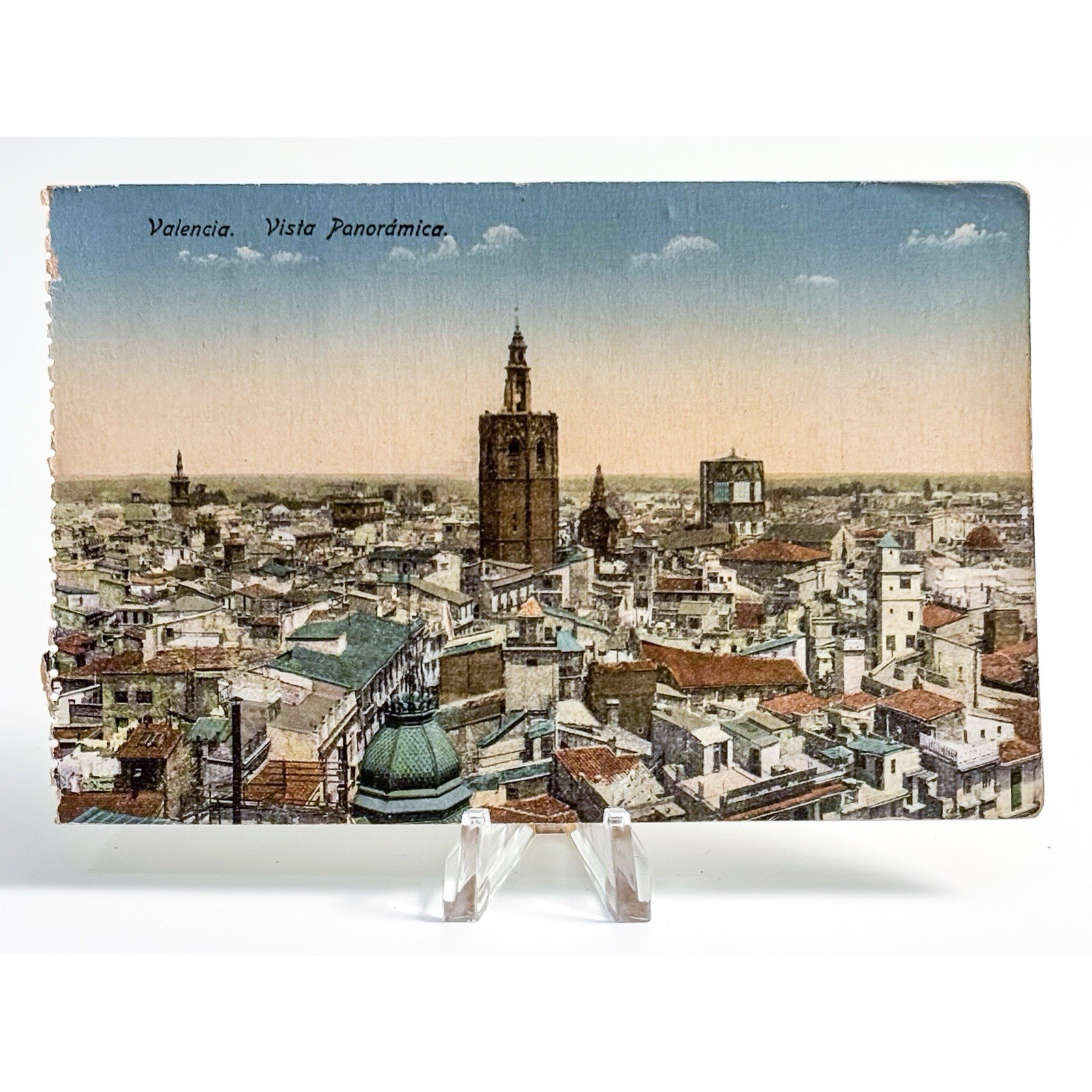 Vintage Postcard | Valencia, Spain | Vista Panorámica