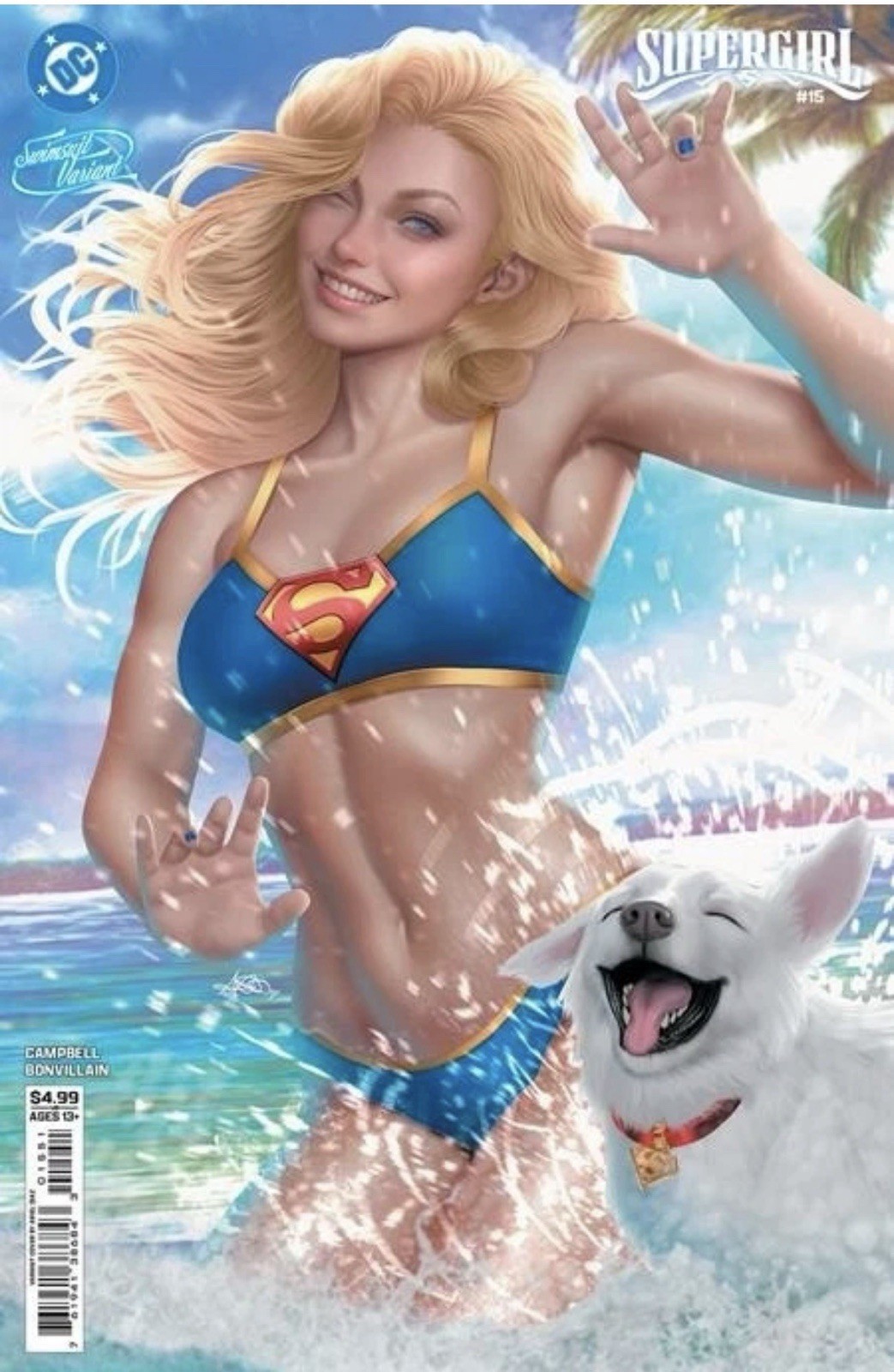 Supergirl #15 CVR E Ariel Diaz Swimsuit VAR Reign Of Superboys 2026