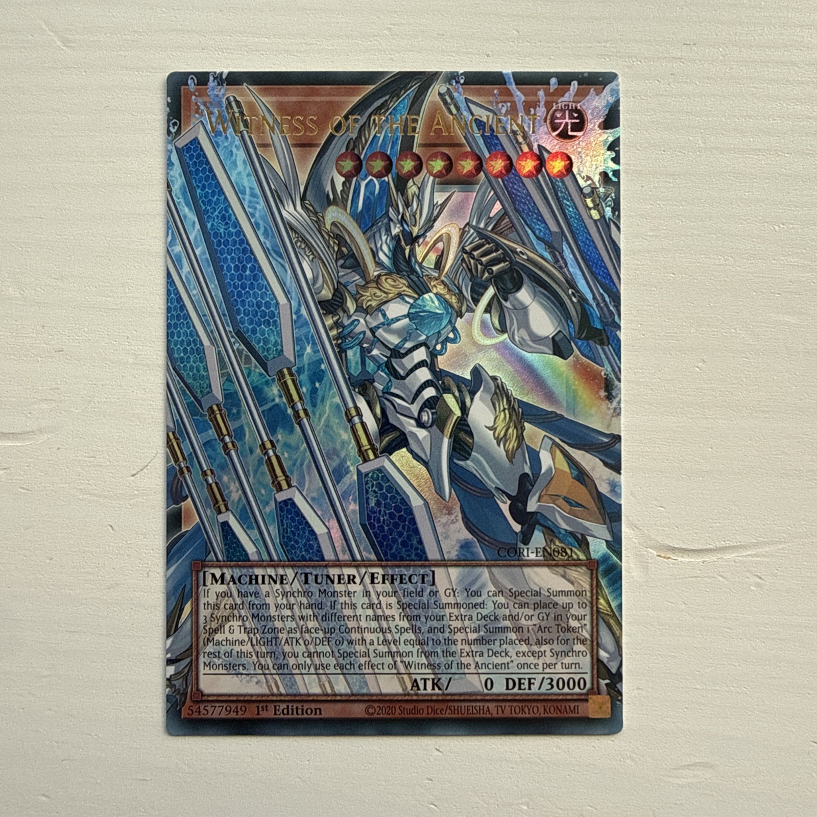 Yu-Gi-Oh Witness Of The Ancient UR Overframe CORI-EN081 NM+