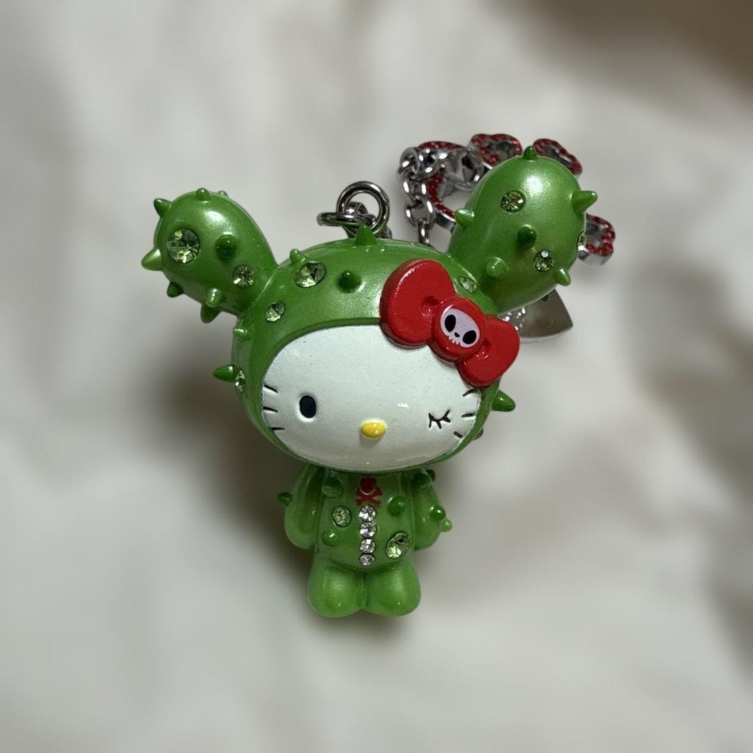 tokidoki x Hello Kitty Vintage Sanrio Cactus  2008 Charm Strap Y2K Super Rare
