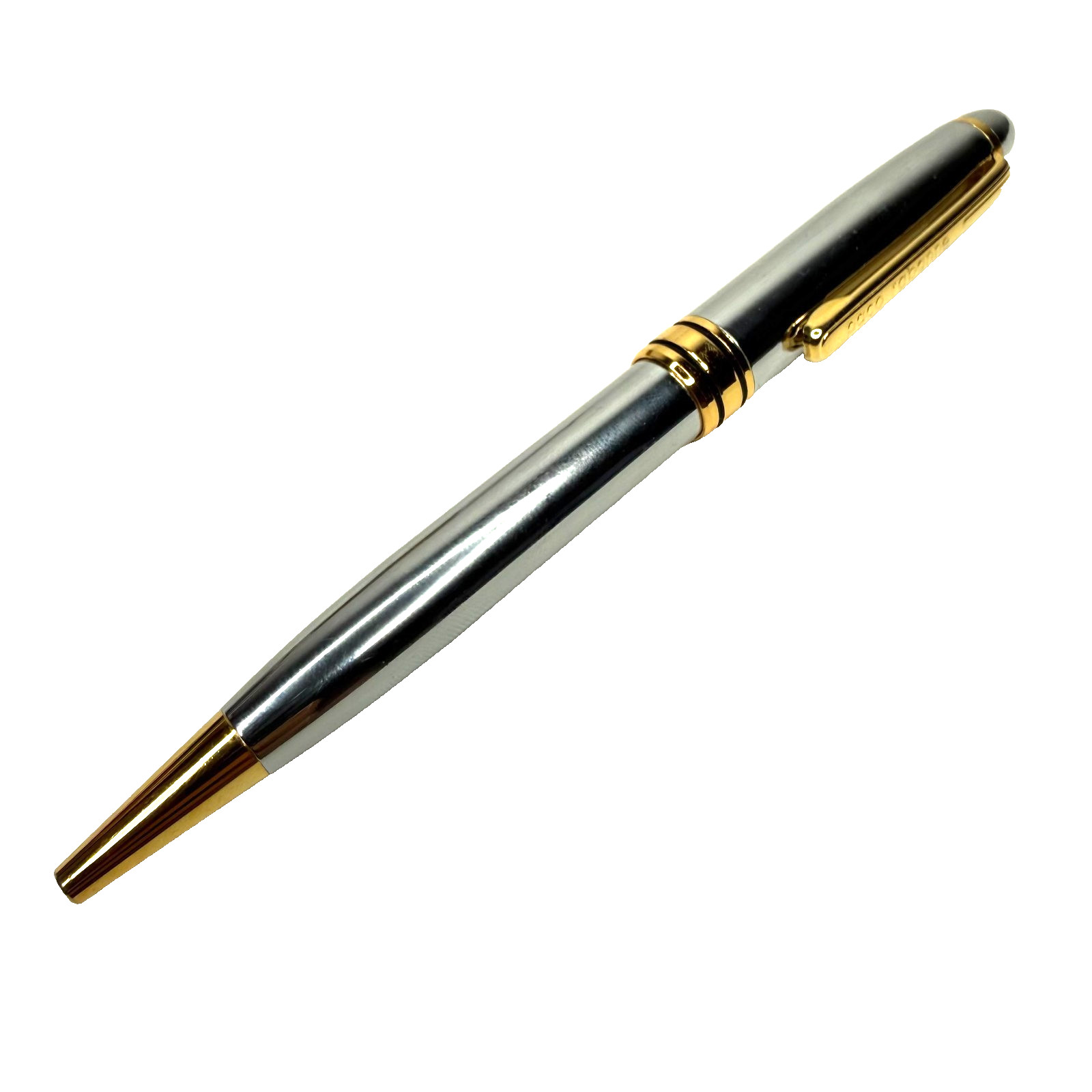 Vintage Paco Rabanne Ballpoint Pen Silver Gold Office Luxury PUIG gift birthday