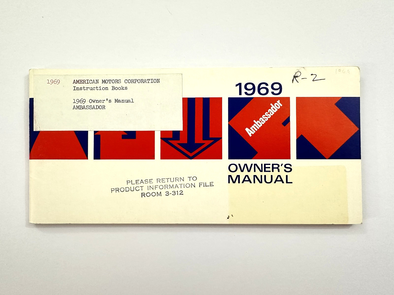 1969 AMC Ambassador Car Owner's Operator Manual owners vintage Complete 1969 AMC Ambassador Car Owner's Operator Manual owners vintage Complete