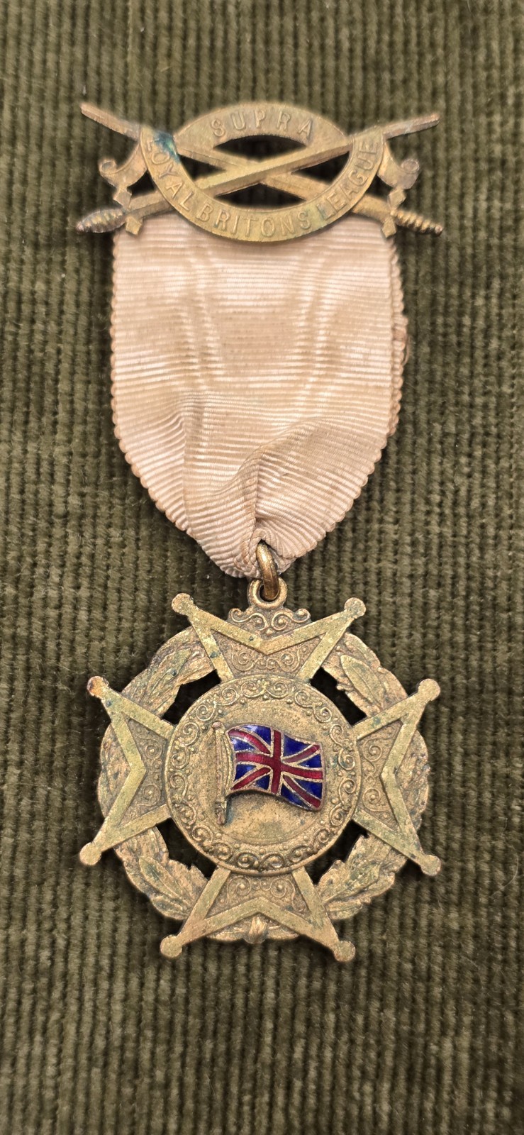 Antique RAOB Loyal Britons League Medal Sir Walter Muchamore Camp 1927 Fob