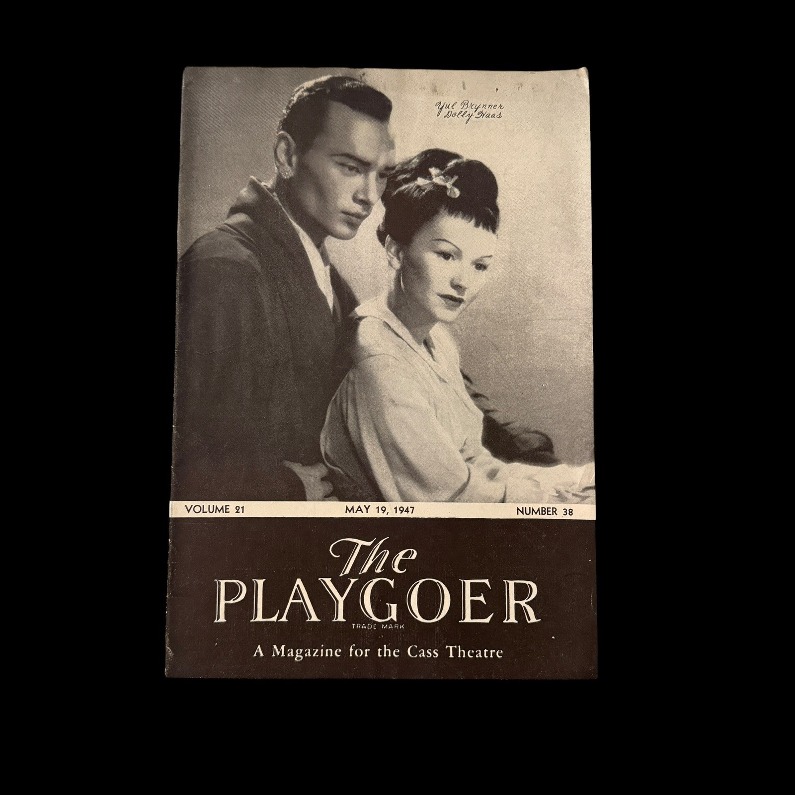 1947 The Playgoer Cass Theatre Detroit Program May 19 Vintage Theatre Ads