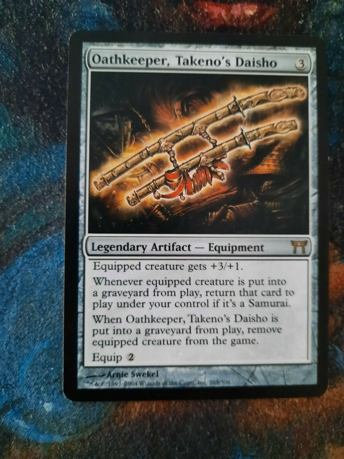 Magic MTG - 1 x Oathkeeper, Takeno\'s Daisho - Champions of Kamigawa - Ex Lot3