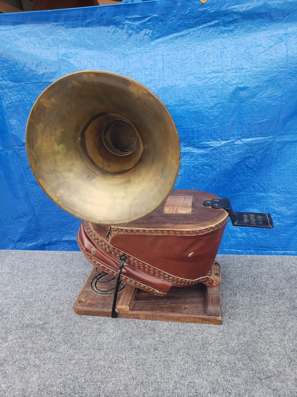Vintage Rare Siebe Gorman Ltd Firefighters Air Supply Horn