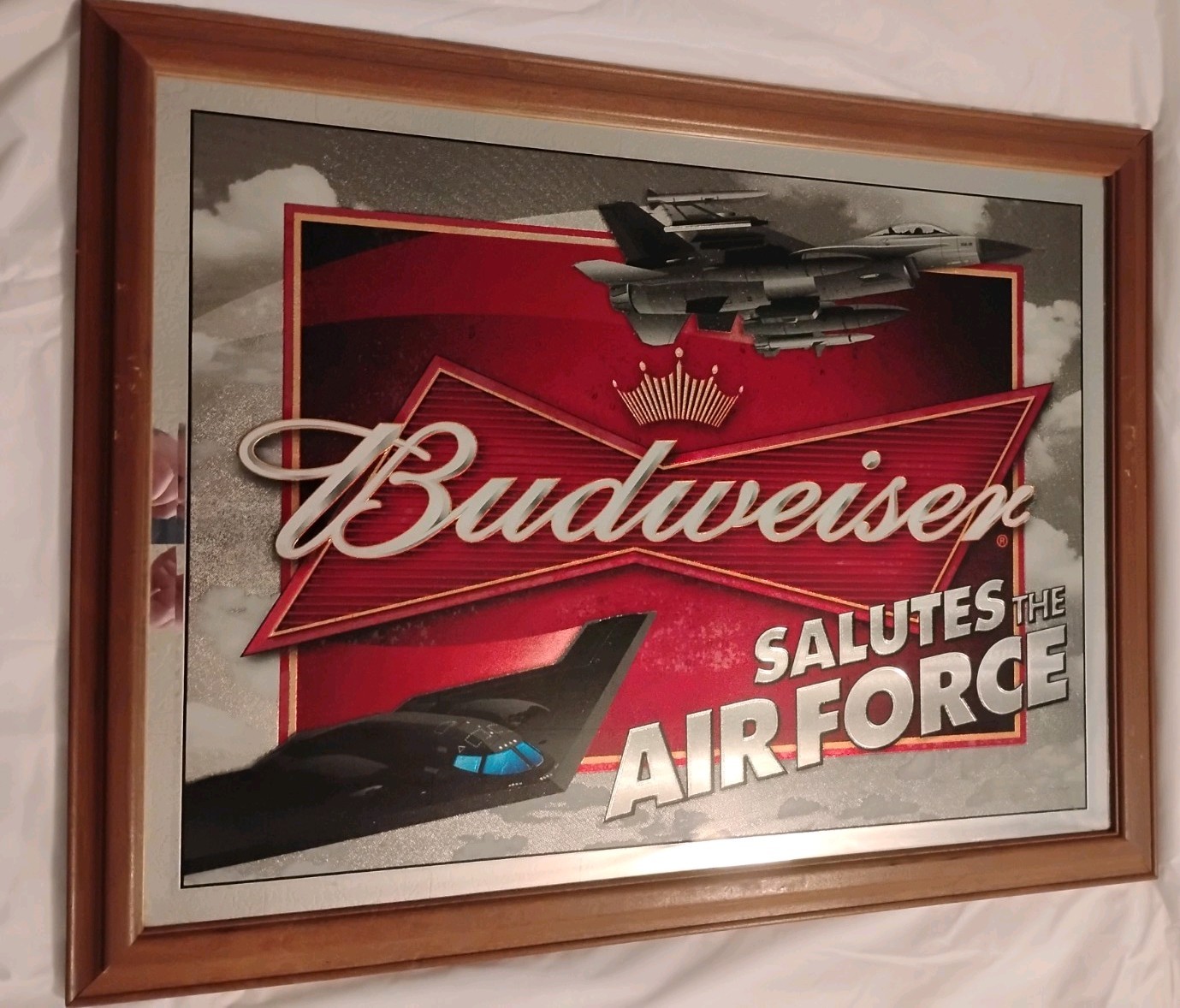 Budweiser Salutes The Air Force Mirror Anheuser Busch. 27\