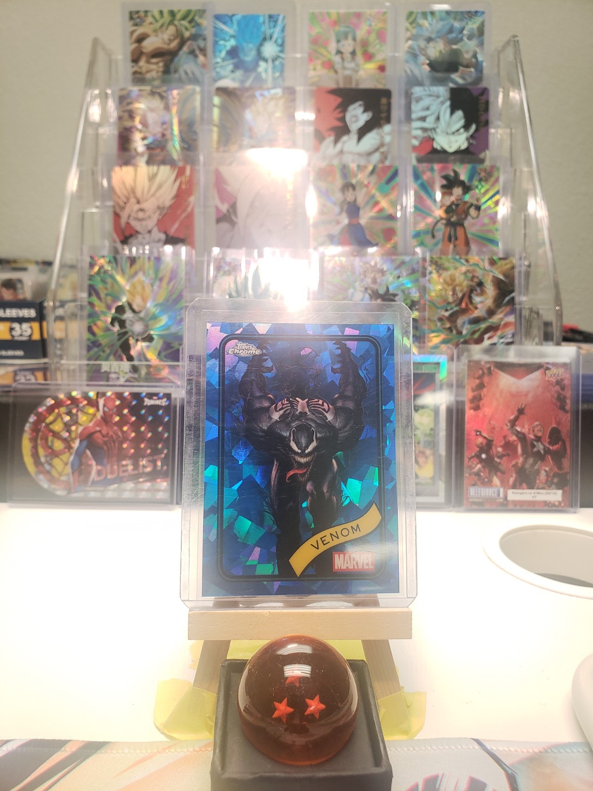 Topps 2024 Topps Chrome Marvel #149 Venom Blue Geometric Parallel