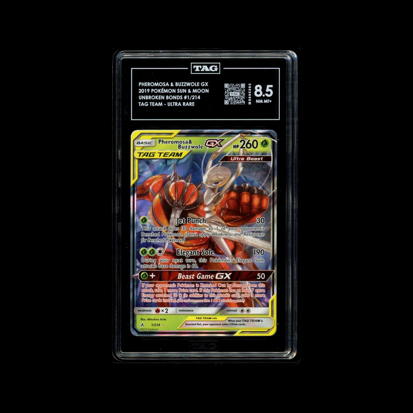 Phermosa & Buzzwole GX - UBB #1/214 - TAG 8.5