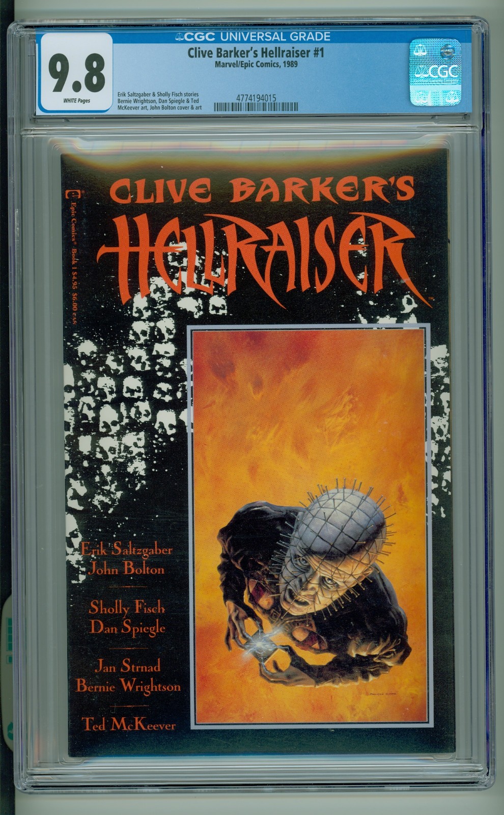 Clive Barker's Hellraiser #1 CGC 9.8