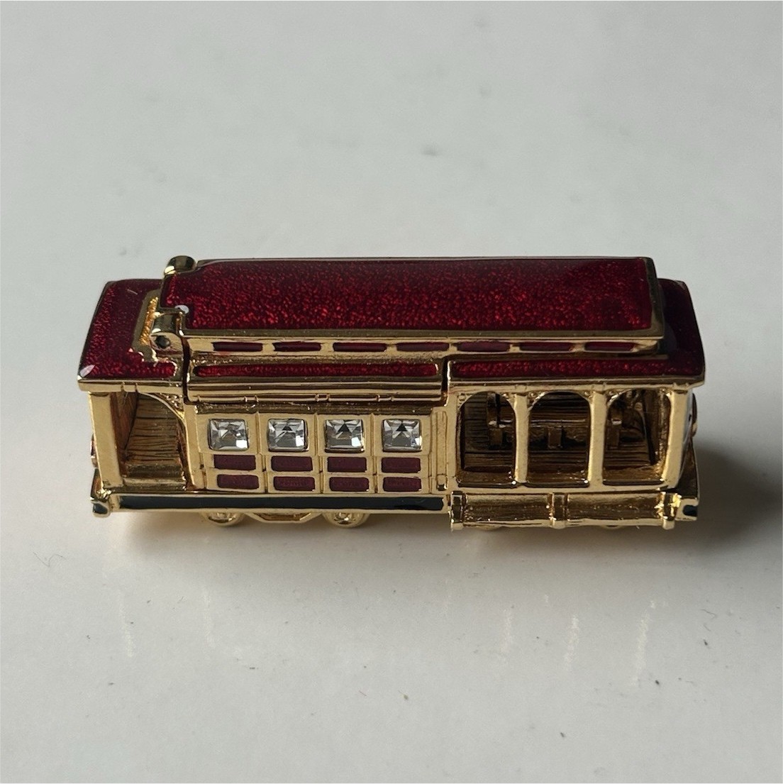 2003 Estée Lauder San Francisco Trolley - Pleasures Solid Perfume - Streetcar 2003 Estée Lauder San Francisco Trolley - Pleasures Solid Perfume - Streetcar
