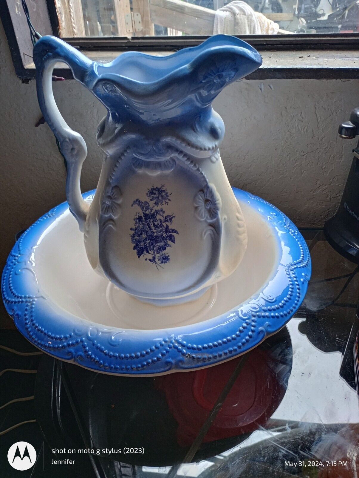 Antique Pitcher And Basin