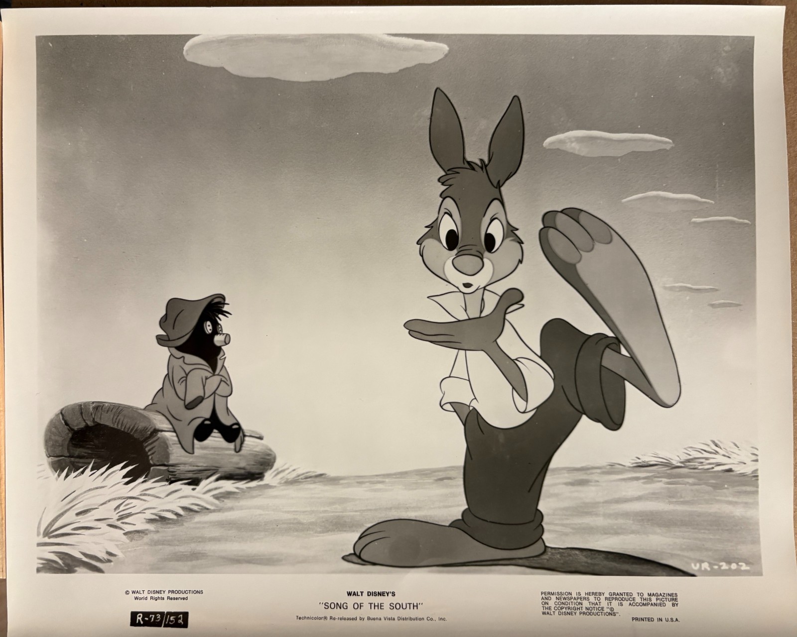 SONG OF THE SOUTH Disney Original 1973 Press Photo Set of 9 Splash Mountain RARE