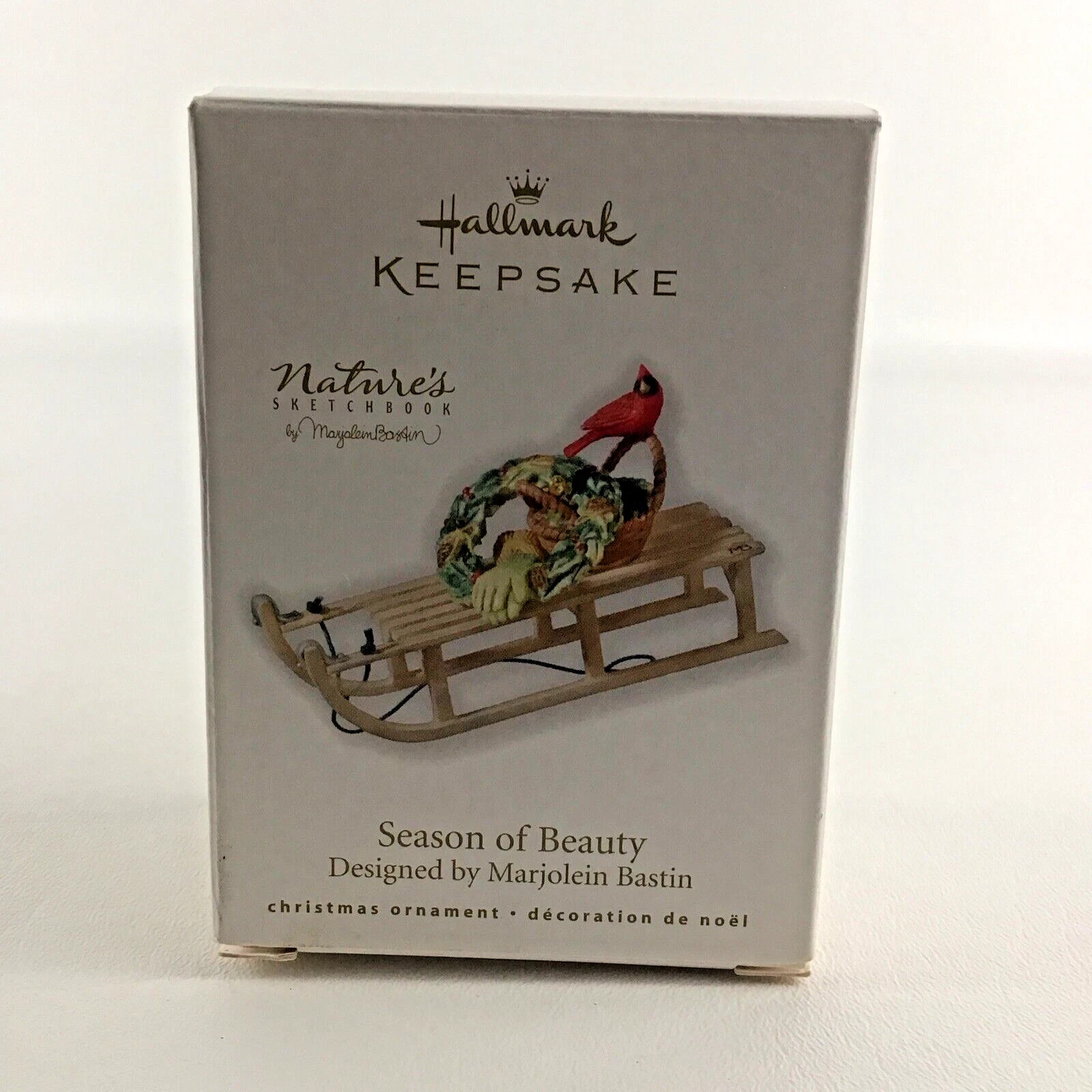 Hallmark Keepsake Ornament Nature's Sketchbook Season Of Beauty 2010 -12-30-78