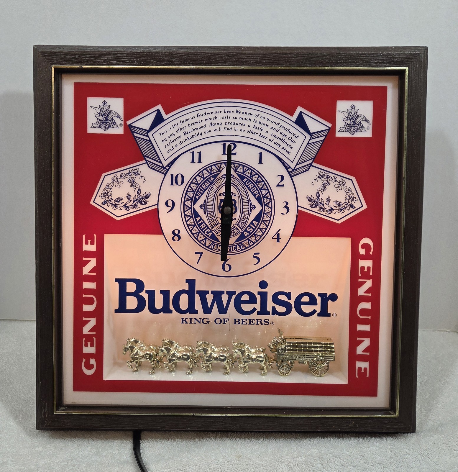Budweiser Electric Genuine \