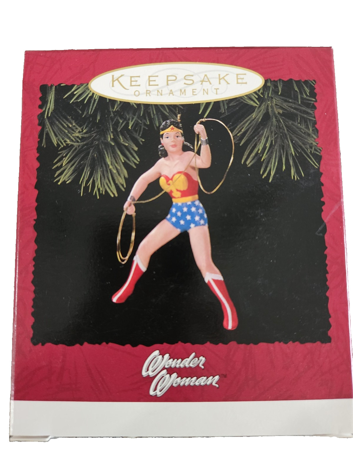 Vtg Hallmark Keepsake Christmas Ornament Wonder Woman DC Comics NEW Vtg Hallmark Keepsake Christmas Ornament Wonder Woman DC Comics NEW