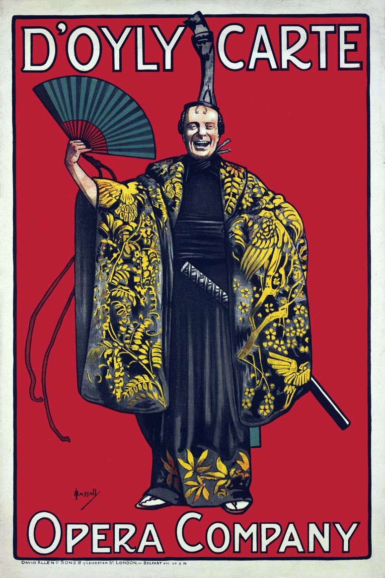 🎭 D'Oyly Carte Opera Company Vintage Poster - 24x36