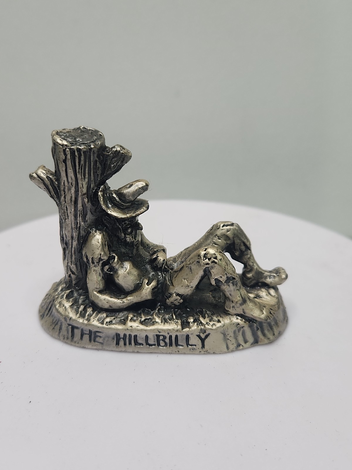Vintage Pewter Hill Billy Figure 2⅜\