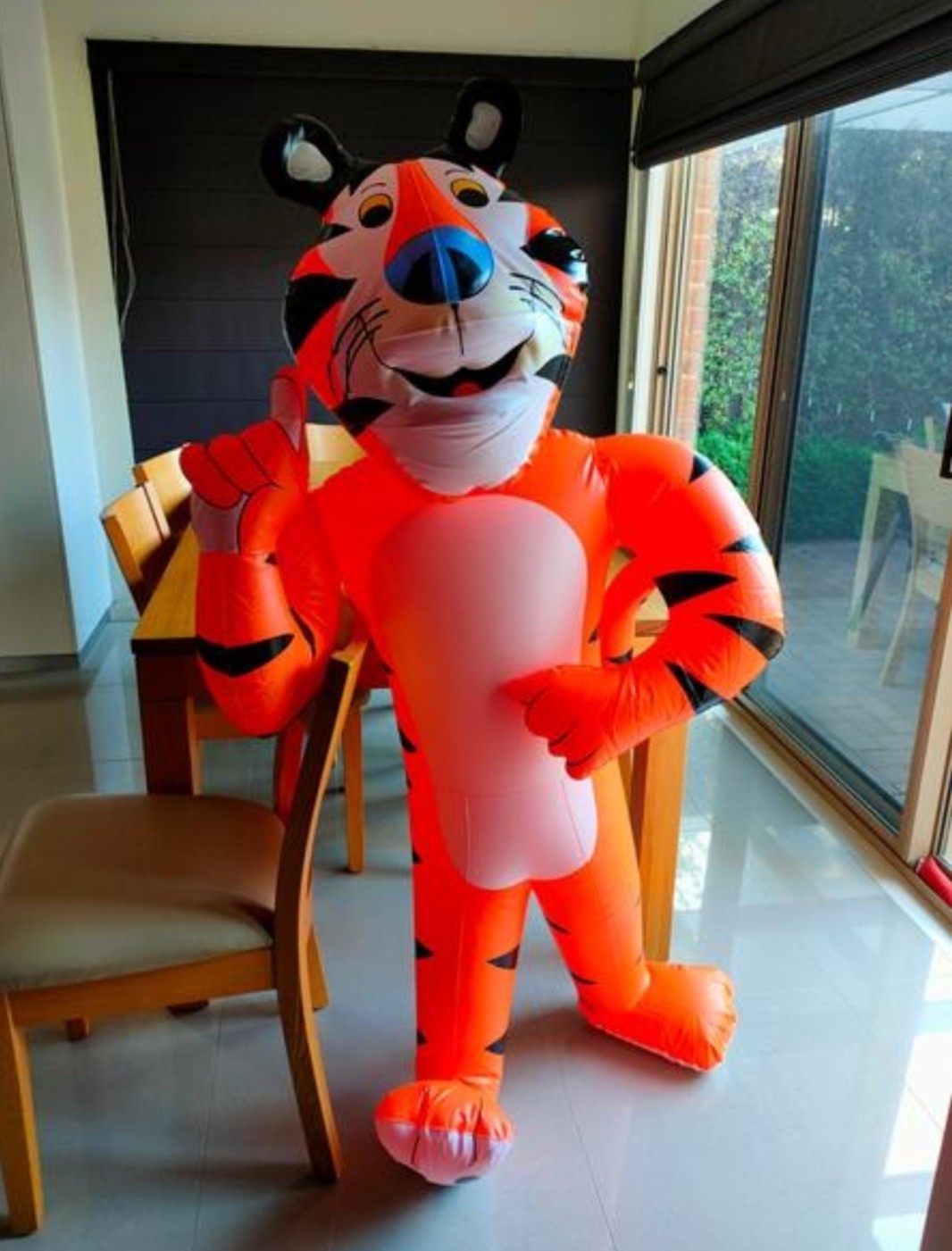Vintage 1990s Kellogg\'s Tony The Tiger 5ft Promo Inflatable - Australian Variant