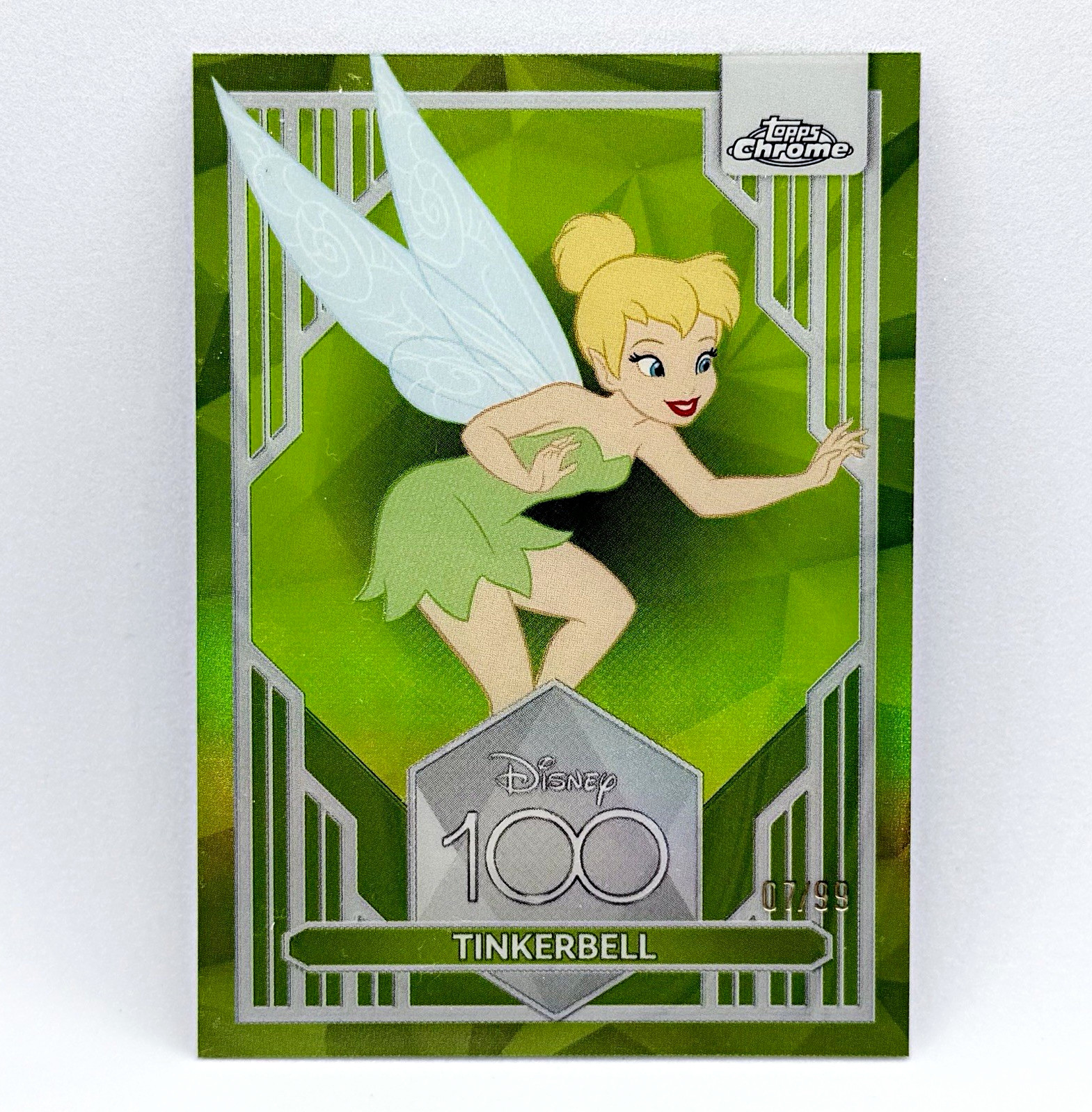 2023 Topps Disney Chrome Tinker Bell Tinkerbell #8 Green /99