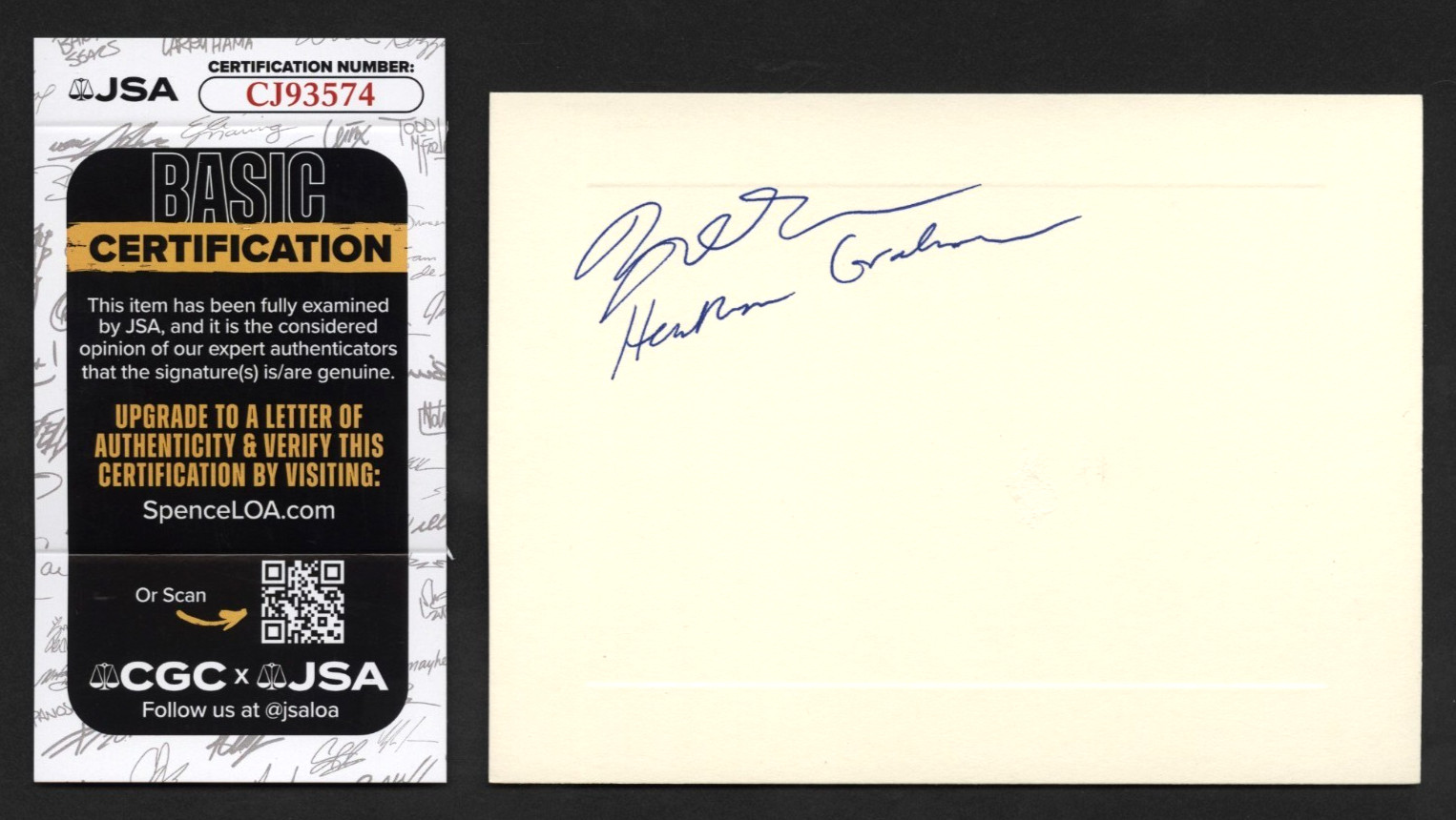 HEATHER GRAHAM Actress BOOGIE NIGHTS Signed Autograph 4.5 x 6 Cut JSA not PSA