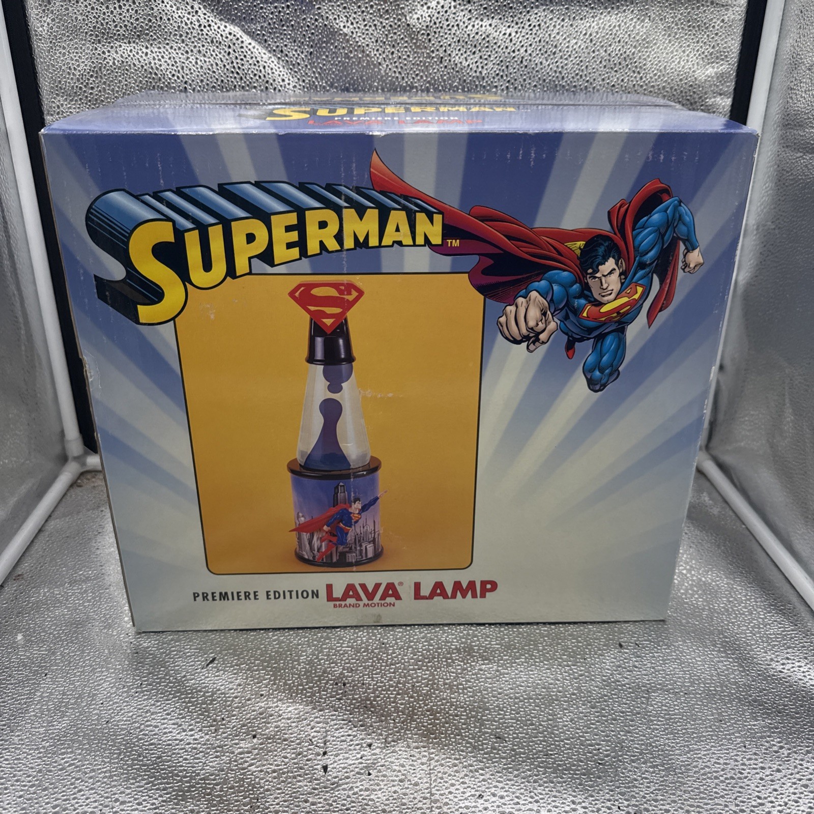 Vintage Superman Lava Lamp Rare Limited Edition Vandor 20